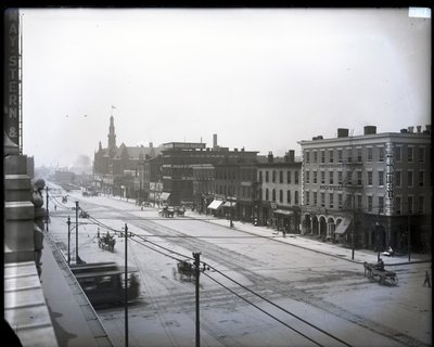 Twelfth Street Looking South Toward Market Street by Charles Clement Holt